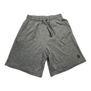 Layer 8 Womens Grey Sweat Shorts Size Small Drawstring Elastic Waist